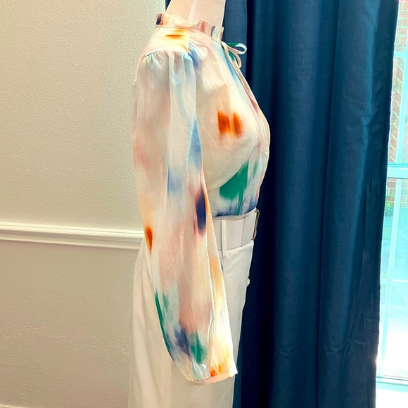 Joie Cotton Long Sleeve Blouse - Picture 4 of 15